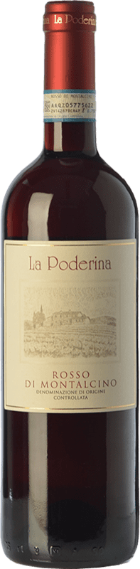 15,95 € | Red wine La Poderina D.O.C. Rosso di Montalcino Tuscany Italy Sangiovese Bottle 75 cl
