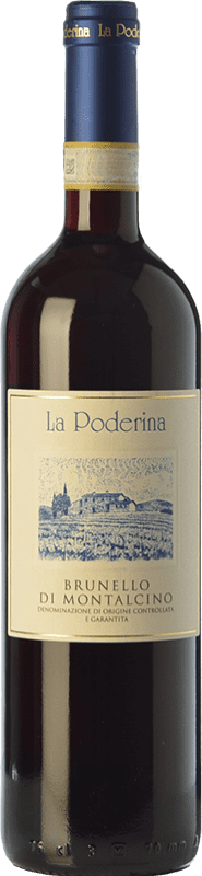 53,95 € Free Shipping | Red wine La Poderina D.O.C.G. Brunello di Montalcino Tuscany Italy Sangiovese Bottle 75 cl