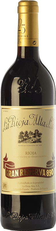 194,95 € | Red wine Rioja Alta 890 Grand Reserve D.O.Ca. Rioja The Rioja Spain Tempranillo, Graciano, Mazuelo 75 cl