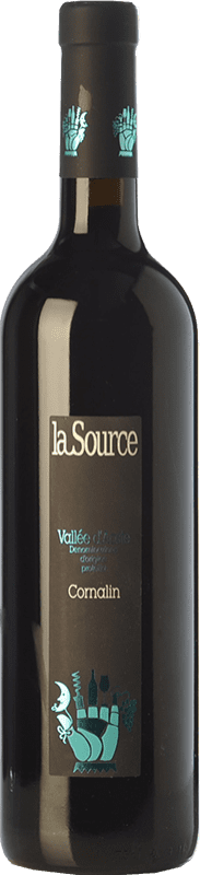 17,95 € Free Shipping | Red wine La Source D.O.C. Valle d'Aosta Valle d'Aosta Italy Cornalin Bottle 75 cl