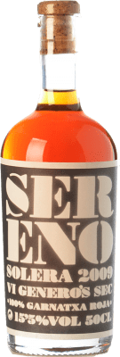 10,95 € Free Shipping | Fortified wine La Vinyeta Sereno Solera D.O. Empordà Catalonia Spain Grenache Grey Half Bottle 50 cl
