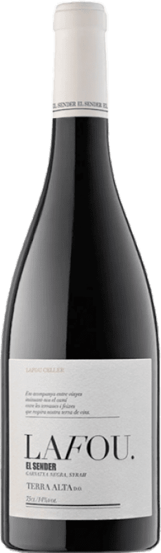 17,95 € Envio grátis | Vinho Tinto Lafou El Sender Jovem D.O. Terra Alta