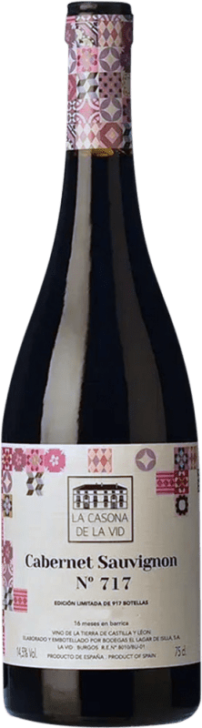 Envio grátis | Vinho Tinto Lagar de Isilla La Casona de la Vid Crianza I.G.P. Vino de la Tierra de Castilla y León Castela e Leão Espanha Cabernet Sauvignon 75 cl