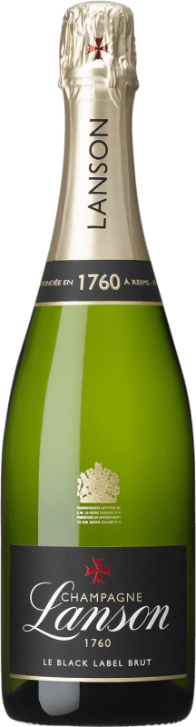 74,95 € Envoi gratuit | Blanc mousseux Lanson Black Label Brut A.O.C. Champagne