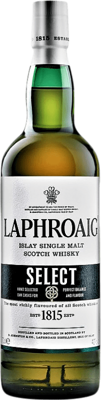 Envoi gratuit | Single Malt Whisky Laphroaig Select Islay Royaume-Uni 70 cl