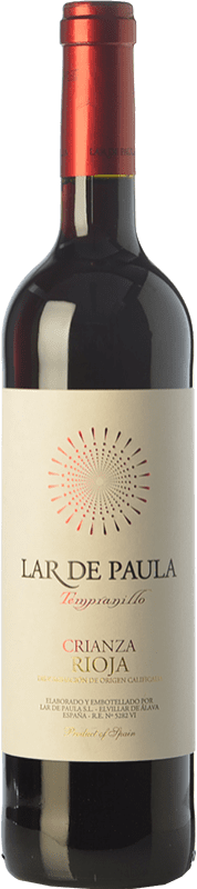 6,95 € 送料無料 | 赤ワイン Lar de Paula Crianza — クリアンサ D.O.Ca. Rioja