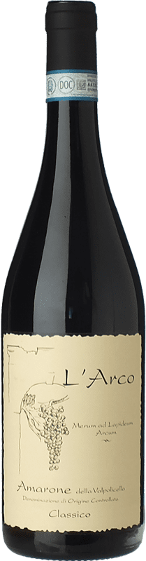 58,95 € Free Shipping | Red wine L'Arco Vini D.O.C.G. Amarone della Valpolicella Veneto Italy Corvina, Rondinella, Molinara Bottle 75 cl