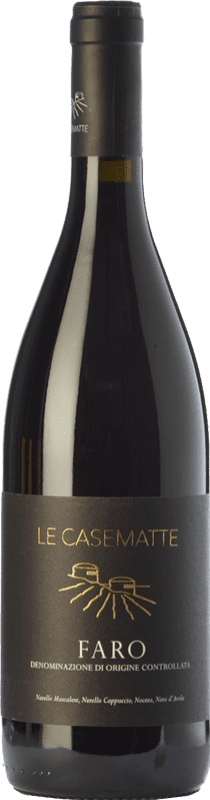 24,95 € | Red wine Le Casematte D.O.C. Faro Sicily Italy Nero d'Avola, Nerello Mascalese, Nerello Cappuccio, Nocera Bottle 75 cl