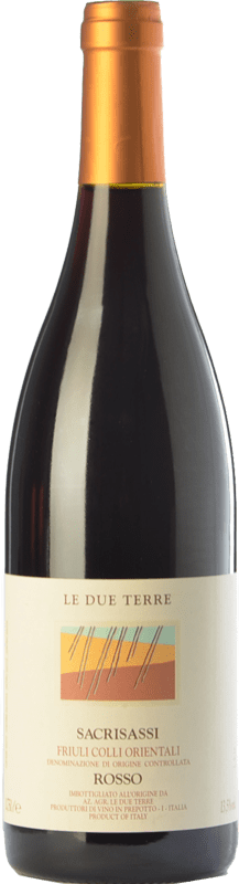 51,95 € | Red wine Le Due Terre Sacrisassi Rosso D.O.C. Colli Orientali del Friuli Friuli-Venezia Giulia Italy Schioppettino, Refosco 75 cl