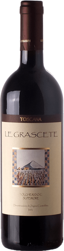 36,95 € | Красное вино Le Grascete D.O.C. Bolgheri Тоскана Италия Cabernet Sauvignon, Cabernet Franc 75 cl