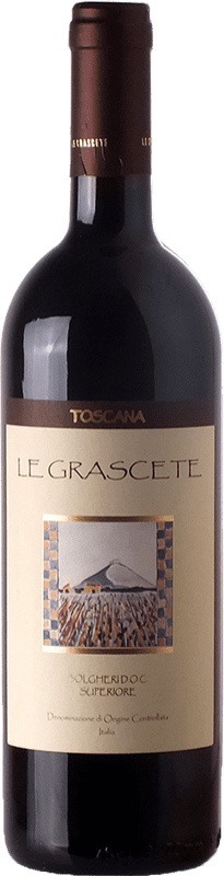 41,95 € | 红酒 Le Grascete D.O.C. Bolgheri 托斯卡纳 意大利 Cabernet Sauvignon, Cabernet Franc 75 cl