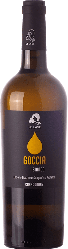 Бесплатная доставка | Белое вино Le Lase Goccia I.G.T. Lazio Лацио Италия Chardonnay — Шардоне 75 cl