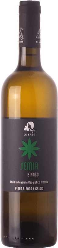 Kostenloser Versand | Weißwein Le Lase Semia I.G.T. Lazio Latium Italien Pinot Gris — Grauburgunder, Pinot Blanc — Weißburgunder 75 cl