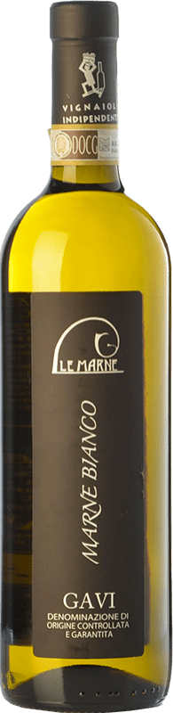 Бесплатная доставка | Белое вино Le Marne Marne Bianco D.O.C.G. Cortese di Gavi Пьемонте Италия Cortese 75 cl