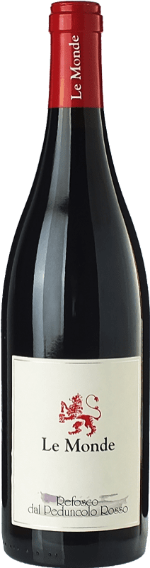 12,95 € | Vin rouge Le Monde Refosco D.O.C. Friuli Grave Frioul-Vénétie Julienne Italie Riflesso dal Peduncolo Rosso 75 cl