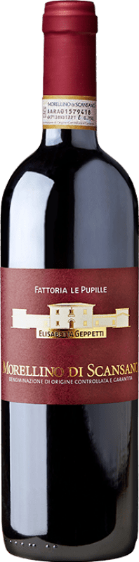 15,95 € | Red wine Le Pupille D.O.C.G. Morellino di Scansano Tuscany Italy Grenache, Sangiovese, Malvasia Black 75 cl