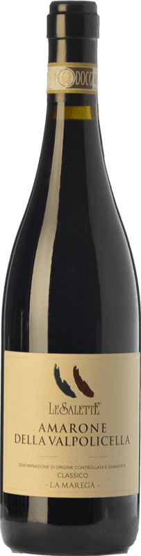 43,95 € | Red wine Le Salette La Marega D.O.C.G. Amarone della Valpolicella Veneto Italy Sangiovese, Corvina, Rondinella, Corvinone, Croatina, Dindarella 75 cl