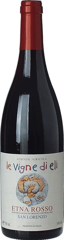 39,95 € | Red wine Le Vigne di Eli San Lorenzo D.O.C. Etna Sicily Italy Nerello Mascalese, Nerello Cappuccio Bottle 75 cl