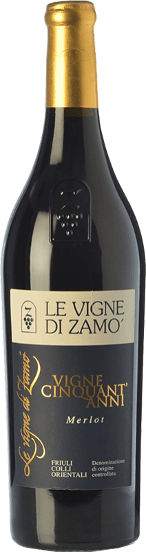 26,95 € | Красное вино Zamò Vigne Cinquant' Anni D.O.C. Colli Orientali del Friuli Фриули-Венеция-Джулия Италия Merlot — Мерло 75 cl