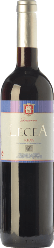 11,95 € | 红酒 Lecea 预订 D.O.Ca. Rioja 拉里奥哈 西班牙 Tempranillo 75 cl