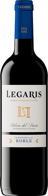 10,95 € Spedizione Gratuita | Vino Rosso Legaris Rovere D.O. Ribera del Duero