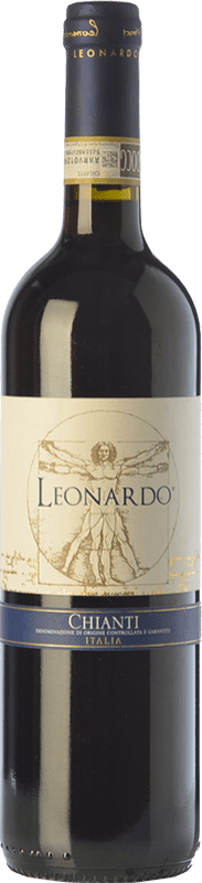 19,95 € Spedizione Gratuita | Vino rosso Leonardo da Vinci Leonardo D.O.C.G. Chianti