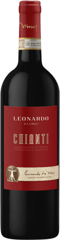 Spedizione Gratuita | Vino rosso Leonardo da Vinci Leonardo D.O.C.G. Chianti Toscana Italia Merlot, Sangiovese 75 cl