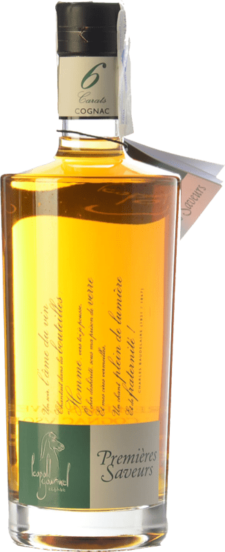 61,95 € | Cognac Conhaque Léopold Gourmel Premières Saveurs 6 Carats A.O.C. Cognac França 70 cl