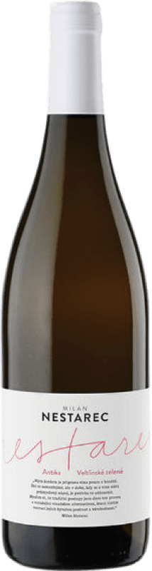 Envoi gratuit | Vin blanc Milan Nestarec Antika Podfuck I.G. Moravia Moravia République Tchèque Pinot Gris Biologique 75 cl