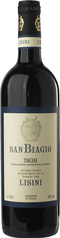 Бесплатная доставка | Красное вино Lisini San Biagio I.G.T. Toscana Тоскана Италия Sangiovese — Санджовезе 75 cl
