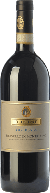 63,95 € | Red wine Lisini Ugolaia 2009 D.O.C.G. Brunello di Montalcino Tuscany Italy Sangiovese Bottle 75 cl