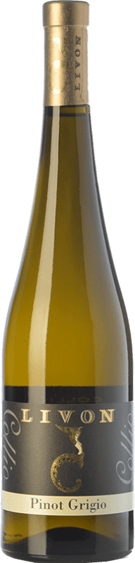 16,95 € | Vinho branco Livon Pinot Grigio D.O.C. Collio Goriziano-Collio Friuli-Venezia Giulia Itália Pinot Cinza 75 cl