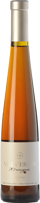 32,95 € Kostenloser Versand | Apfelwein Valverán Sidra de Hielo 20 Manzanas Halbe Flasche 37 cl