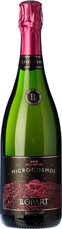 19,95 € | Rosé sparkling Llopart Microcosmos Rosé Brut Nature Reserva D.O. Cava Catalonia Spain Monastrell, Pinot Black Bottle 75 cl
