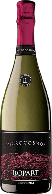 Envoi gratuit | Vin Mousseux Rosé Llopart Microcosmos Rosé Brut Nature Réserve Corpinnat Catalogne Espagne Monastrell, Pinot Noir 75 cl