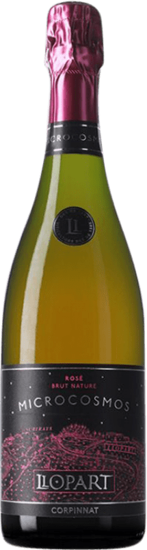 Envoi gratuit | Vin Mousseux Rosé Llopart Microcosmos Brut Nature Rosé Réserve Corpinnat Catalogne Espagne Monastrell, Pinot Noir 75 cl