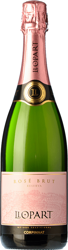 18,95 € | 玫瑰气泡酒 Llopart Rosé 香槟 预订 D.O. Cava 加泰罗尼亚 西班牙 Grenache, Monastrell, Pinot Black 75 cl