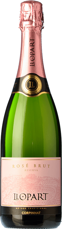 Envoi gratuit | Vin Mousseux Rosé Llopart Rosé Brut Réserve D.O. Cava Catalogne Espagne Grenache, Monastrell, Pinot Noir 75 cl