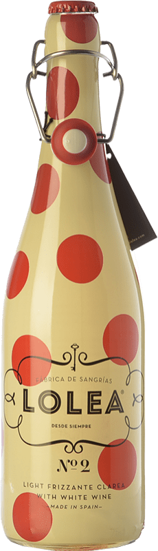 Envio grátis | Sangria Lolea Nº 2 Clarea Frizzante White Espanha Macabeo, Airén 75 cl