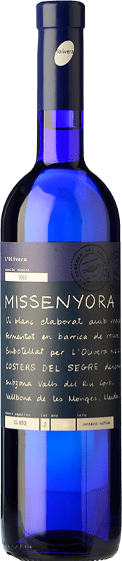 Kostenloser Versand | Weißwein L'Olivera Missenyora Crianza — Kurze Fassreifung D.O. Costers del Segre Katalonien Spanien Macabeo 75 cl
