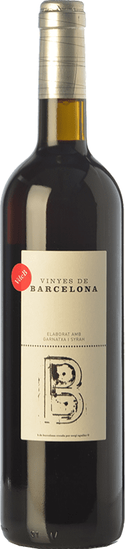 18,95 € Free Shipping | Red wine L'Olivera Vinyes de Barcelona Crianza D.O. Catalunya Catalonia Spain Syrah, Grenache Bottle 75 cl