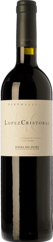26,95 € | Red Wine López Cristóbal Reserve — Aged D.O. Ribera del Duero Castilla y León Spain Tempranillo, Merlot 75 cl