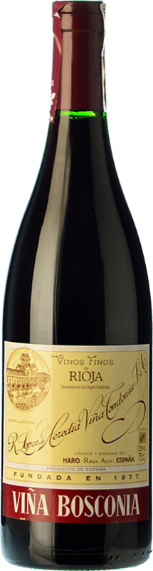 26,95 € Free Shipping | Red wine López de Heredia Viña Bosconia Reserva D.O.Ca. Rioja The Rioja Spain Tempranillo, Grenache, Graciano, Mazuelo Bottle 75 cl
