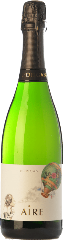 Envoi gratuit | Blanc mousseux L'Origan Aire Brut Nature D.O. Cava Catalogne Espagne Macabeo, Xarel·lo, Chardonnay, Parellada 75 cl