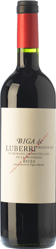 10,95 € | Red wine Luberri Biga Aged D.O.Ca. Rioja The Rioja Spain Tempranillo 75 cl