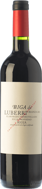 9,95 € | Red wine Luberri Biga Aged D.O.Ca. Rioja The Rioja Spain Tempranillo Bottle 75 cl