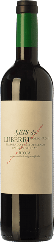 7,95 € Бесплатная доставка | Красное вино Luberri Seis молодое D.O.Ca. Rioja