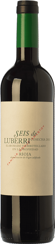 7,95 € 免费送货 | 红酒 Luberri Seis 年轻的 D.O.Ca. Rioja