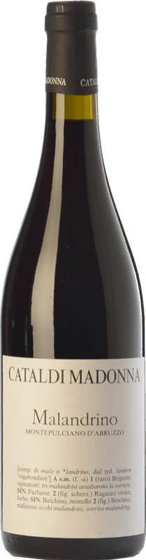15,95 € | Красное вино Cataldi Madonna Malandrino D.O.C. Montepulciano d'Abruzzo Абруцци Италия Montepulciano 75 cl