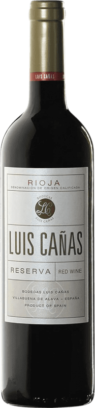 24,95 € Spedizione Gratuita | Vino Rosso Luis Cañas Riserva D.O.Ca. Rioja